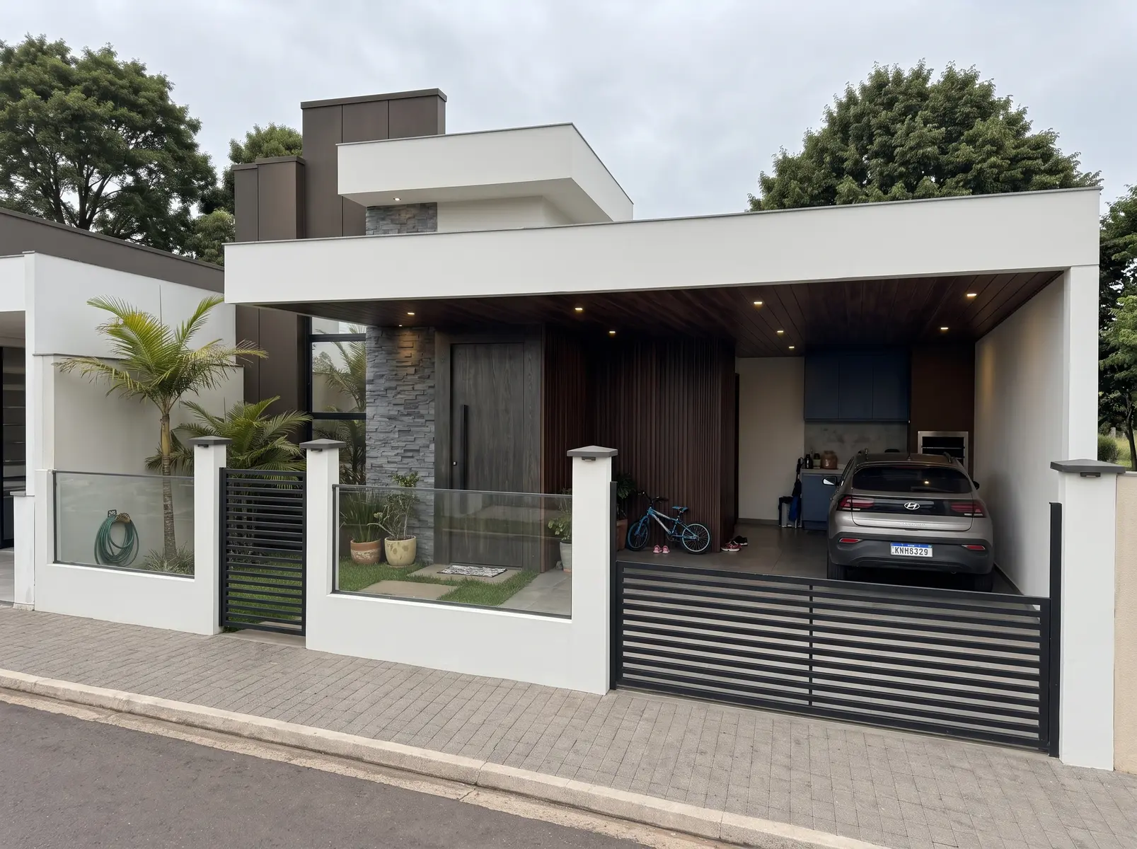 Casa moderna com garagem e área gourmet